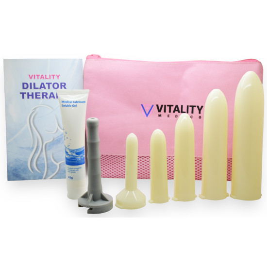 Vaginal Dilator Set Vaginismus Pelvic Kegel Tightener With Lube