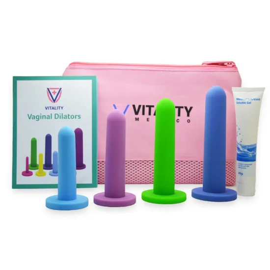 Silicone Dilator 4-Pack Size 3-6 Silicone Dilators for Women & Men